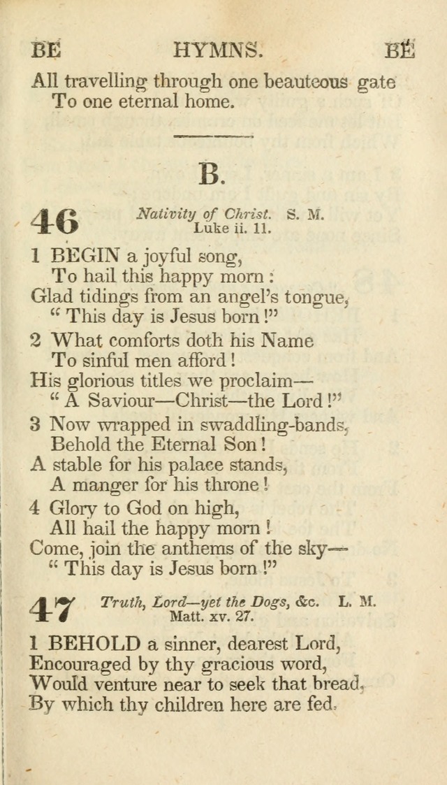 A Selection of Hymns, adapted to the devotions of the closet, the family, and the social circle; and containing subjects appropriate to the monthly concerns of prayer for the success... page 51