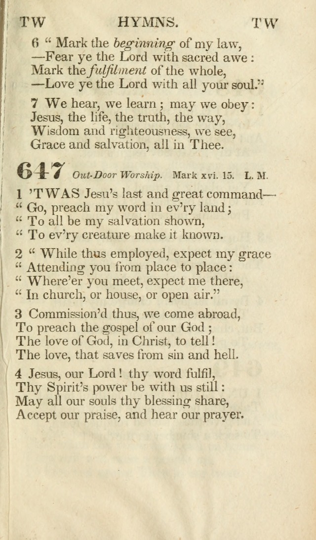 A Selection of Hymns, adapted to the devotions of the closet, the family, and the social circle; and containing subjects appropriate to the monthly concerns of prayer for the success... page 539