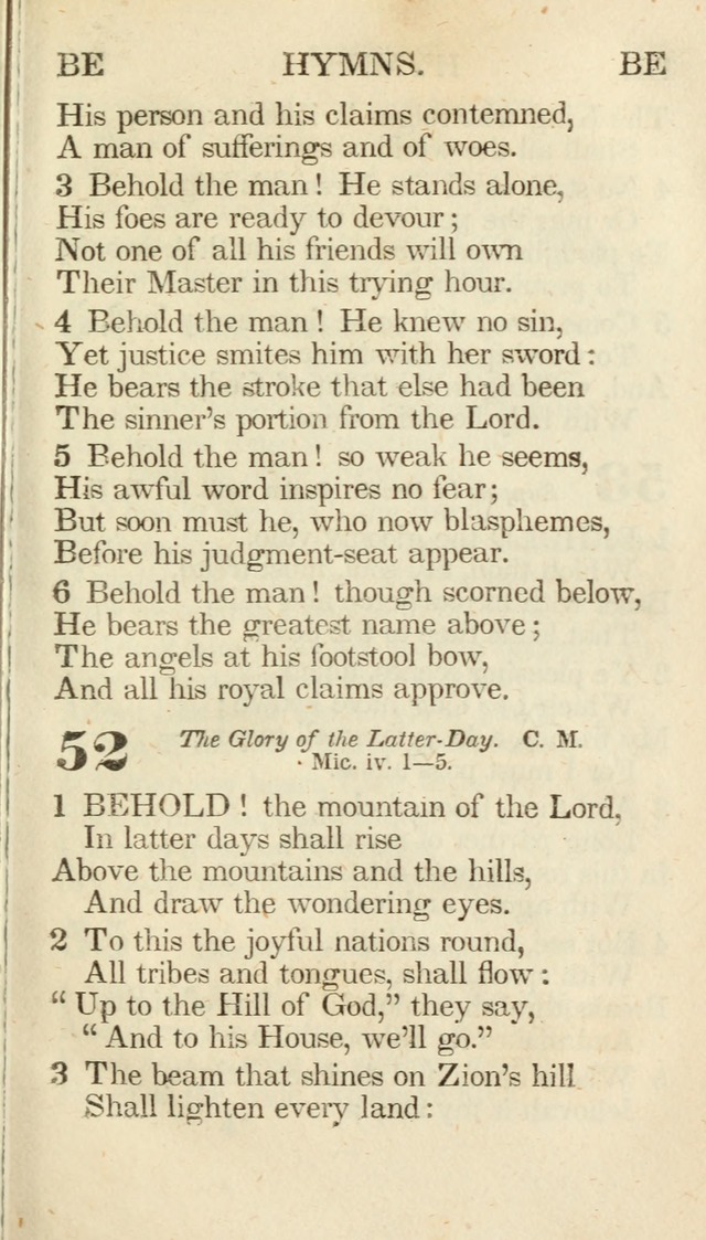 A Selection of Hymns, adapted to the devotions of the closet, the family, and the social circle; and containing subjects appropriate to the monthly concerns of prayer for the success... page 55