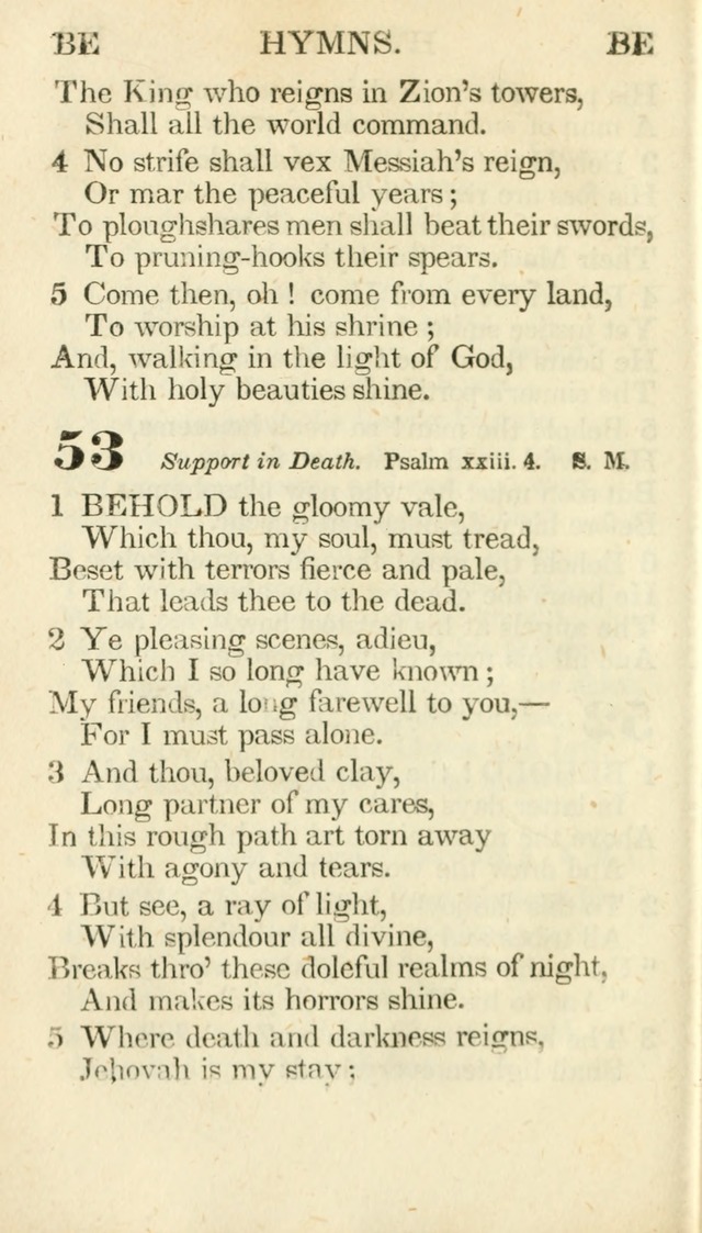 A Selection of Hymns, adapted to the devotions of the closet, the family, and the social circle; and containing subjects appropriate to the monthly concerns of prayer for the success... page 56