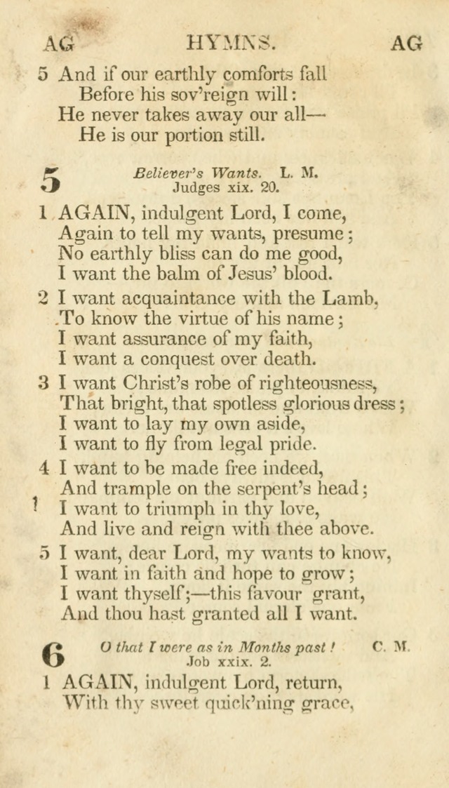 A Selection of Hymns, adapted to the devotions of the closet, the family, and the social circle; and containing subjects appropriate to the monthly concerns of prayer for the success... page 6