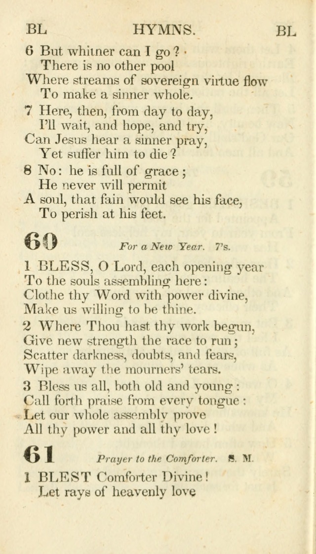 A Selection of Hymns, adapted to the devotions of the closet, the family, and the social circle; and containing subjects appropriate to the monthly concerns of prayer for the success... page 62