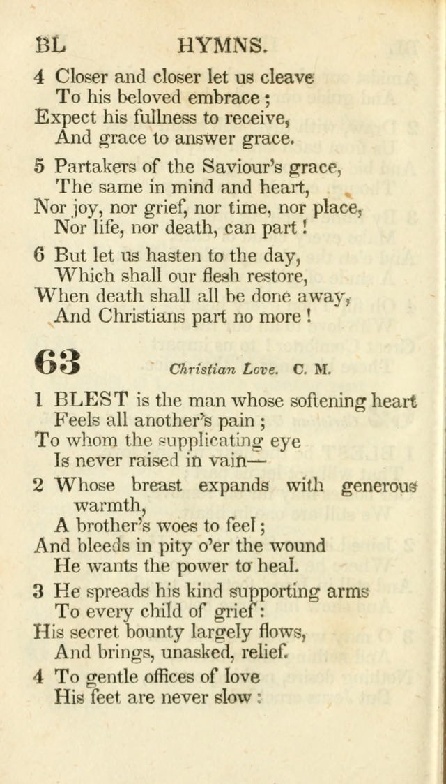 A Selection of Hymns, adapted to the devotions of the closet, the family, and the social circle; and containing subjects appropriate to the monthly concerns of prayer for the success... page 64