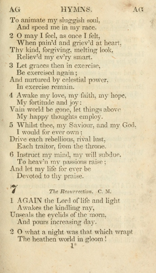 A Selection of Hymns, adapted to the devotions of the closet, the family, and the social circle; and containing subjects appropriate to the monthly concerns of prayer for the success... page 7