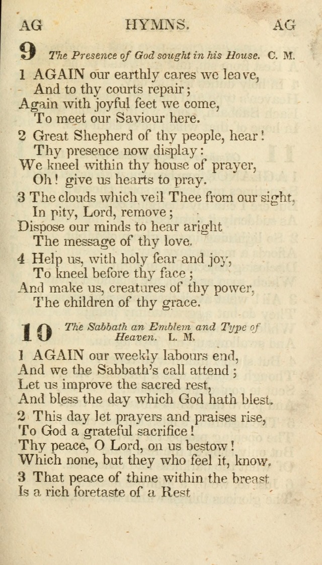 A Selection of Hymns, adapted to the devotions of the closet, the family, and the social circle; and containing subjects appropriate to the monthly concerns of prayer for the success... page 9