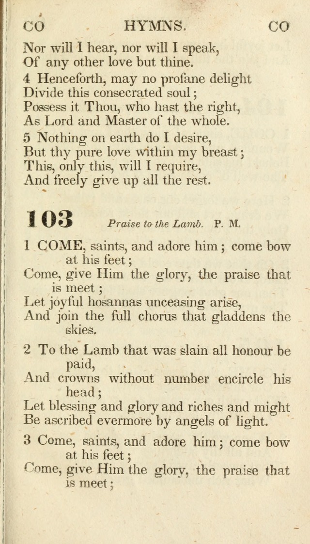 A Selection of Hymns, adapted to the devotions of the closet, the family, and the social circle; and containing subjects appropriate to the monthly concerns of prayer for the success... page 95