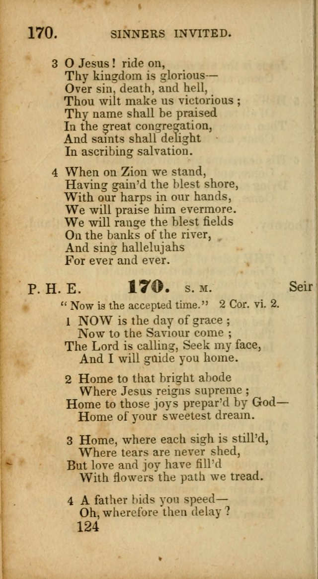 Select Hymns: adapted to the devotional exercises of the Baptist denomination (2nd ed.) page 124