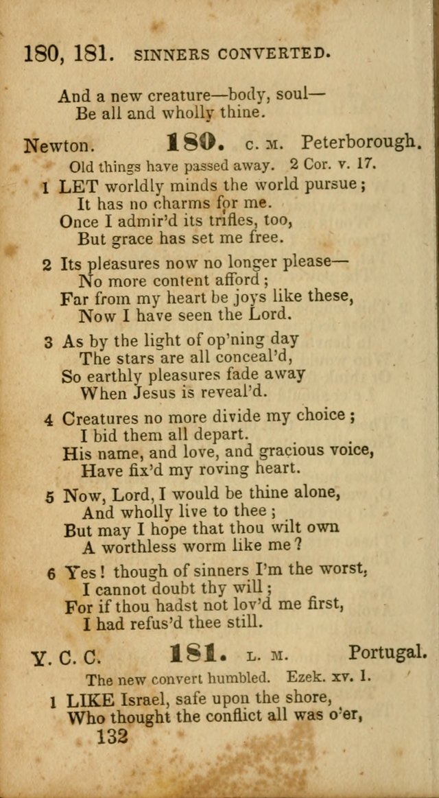 Select Hymns: adapted to the devotional exercises of the Baptist denomination (2nd ed.) page 132