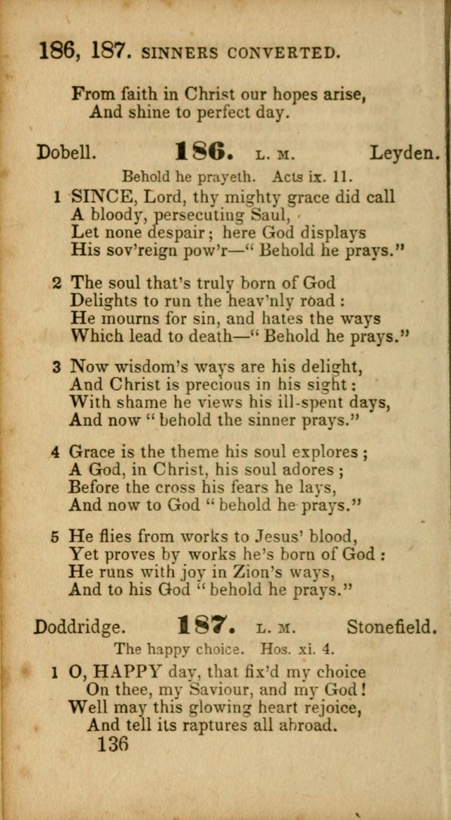 Select Hymns: adapted to the devotional exercises of the Baptist denomination (2nd ed.) page 136