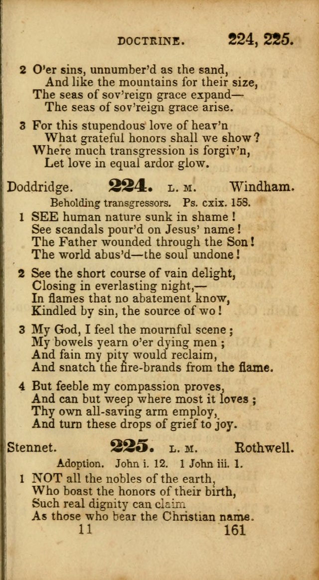 Select Hymns: adapted to the devotional exercises of the Baptist denomination (2nd ed.) page 161