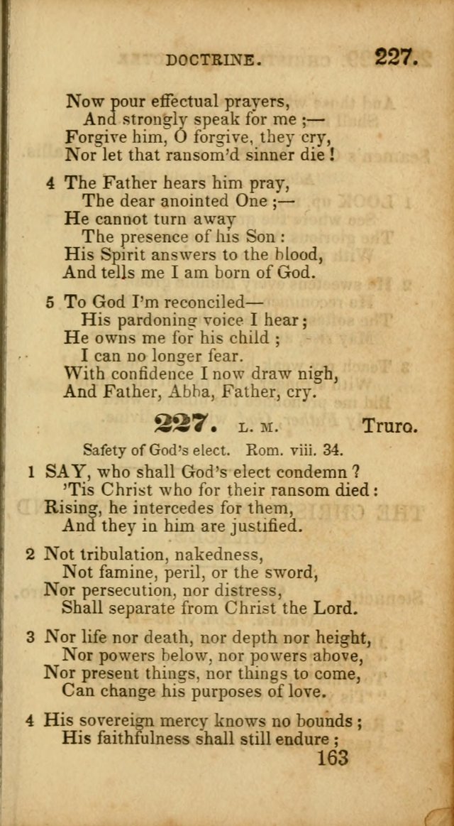 Select Hymns: adapted to the devotional exercises of the Baptist denomination (2nd ed.) page 163