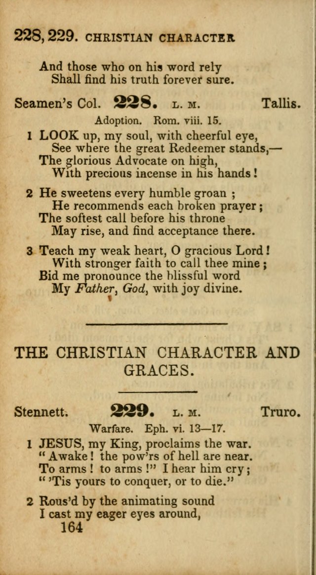 Select Hymns: adapted to the devotional exercises of the Baptist denomination (2nd ed.) page 164