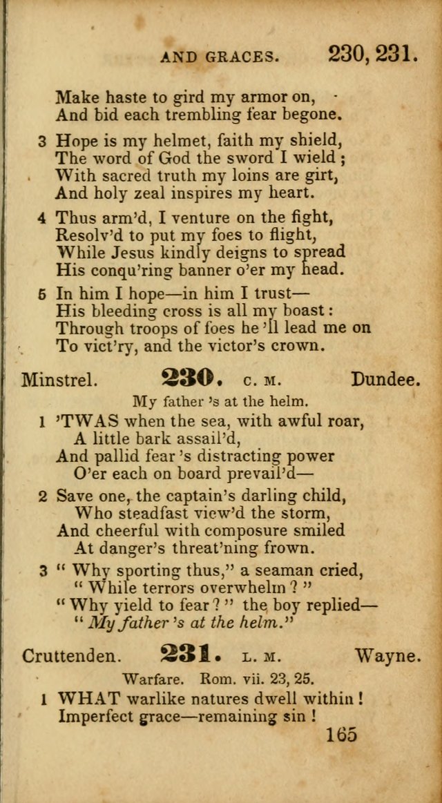 Select Hymns: adapted to the devotional exercises of the Baptist denomination (2nd ed.) page 165