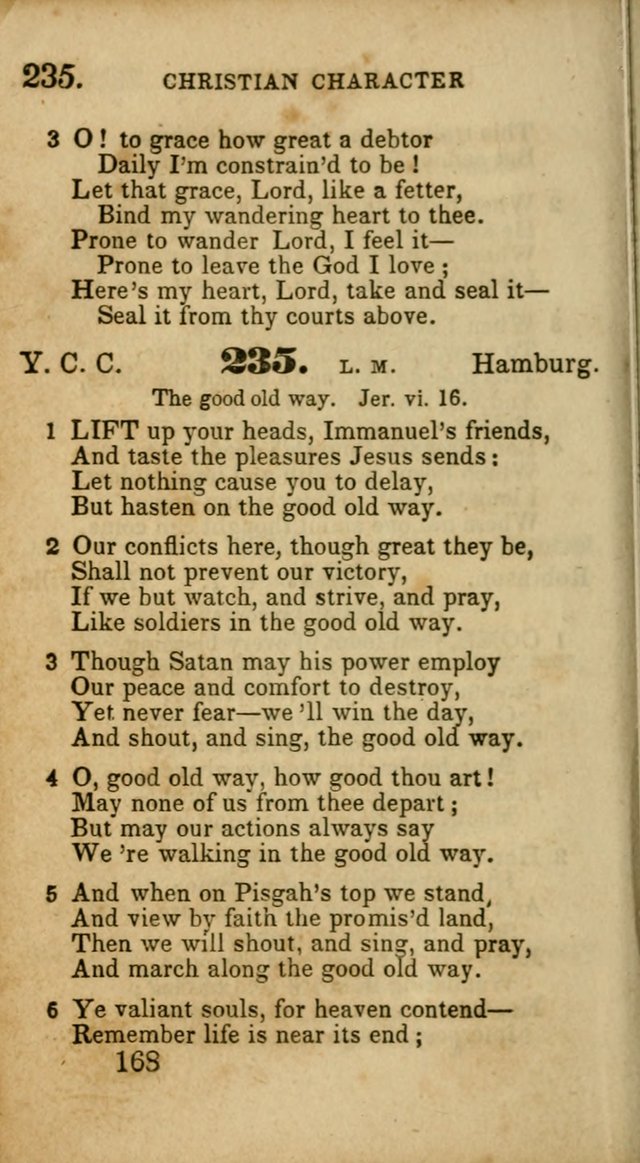 Select Hymns: adapted to the devotional exercises of the Baptist denomination (2nd ed.) page 168