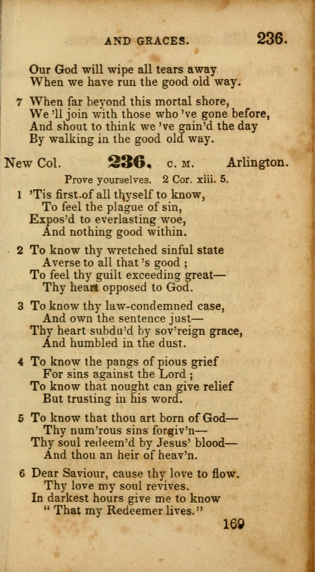 Select Hymns: adapted to the devotional exercises of the Baptist denomination (2nd ed.) page 169