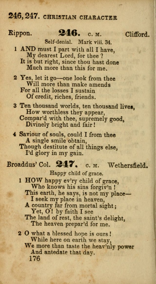 Select Hymns: adapted to the devotional exercises of the Baptist denomination (2nd ed.) page 176