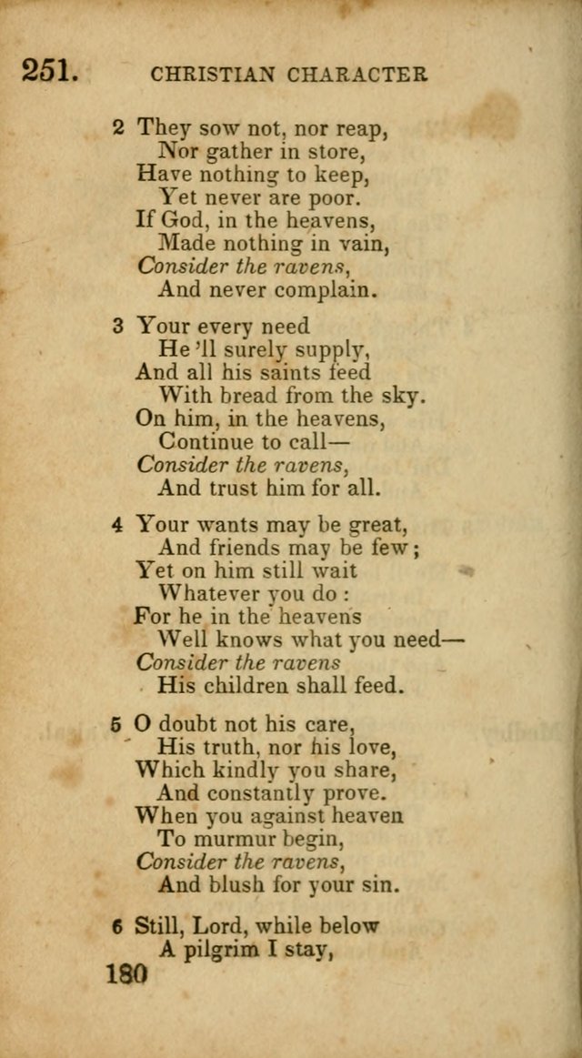 Select Hymns: adapted to the devotional exercises of the Baptist denomination (2nd ed.) page 180