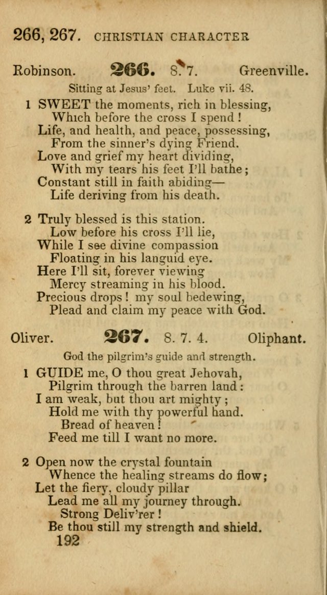 Select Hymns: adapted to the devotional exercises of the Baptist denomination (2nd ed.) page 192