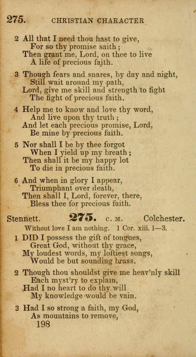 Select Hymns: adapted to the devotional exercises of the Baptist denomination (2nd ed.) page 198