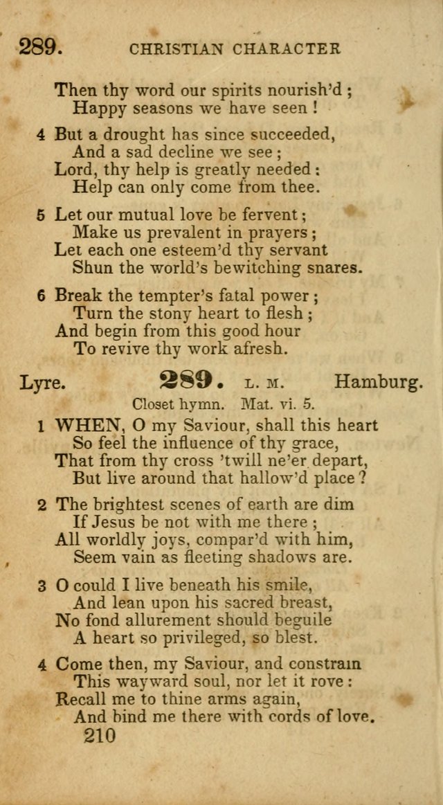 Select Hymns: adapted to the devotional exercises of the Baptist denomination (2nd ed.) page 210