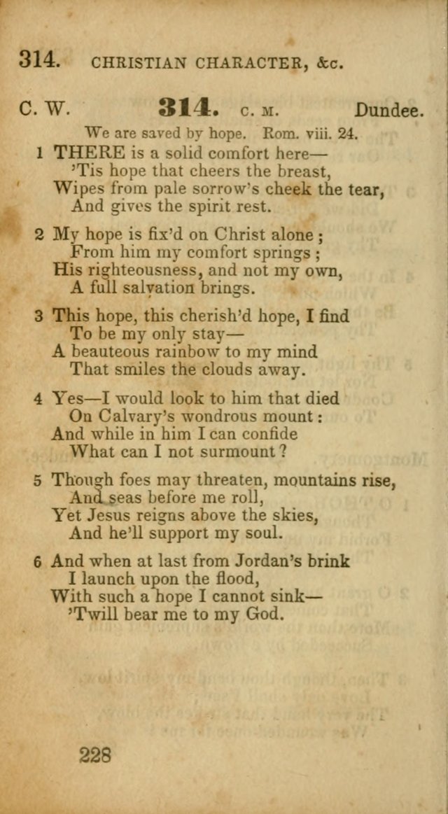 Select Hymns: adapted to the devotional exercises of the Baptist denomination (2nd ed.) page 228