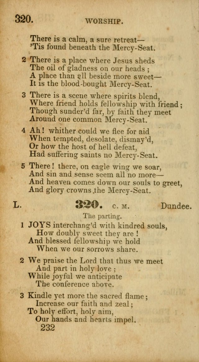 Select Hymns: adapted to the devotional exercises of the Baptist denomination (2nd ed.) page 232