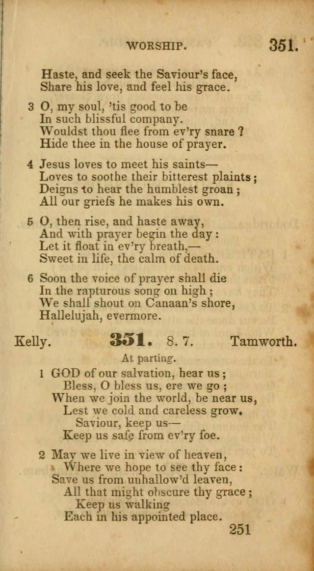 Select Hymns: adapted to the devotional exercises of the Baptist denomination (2nd ed.) page 251