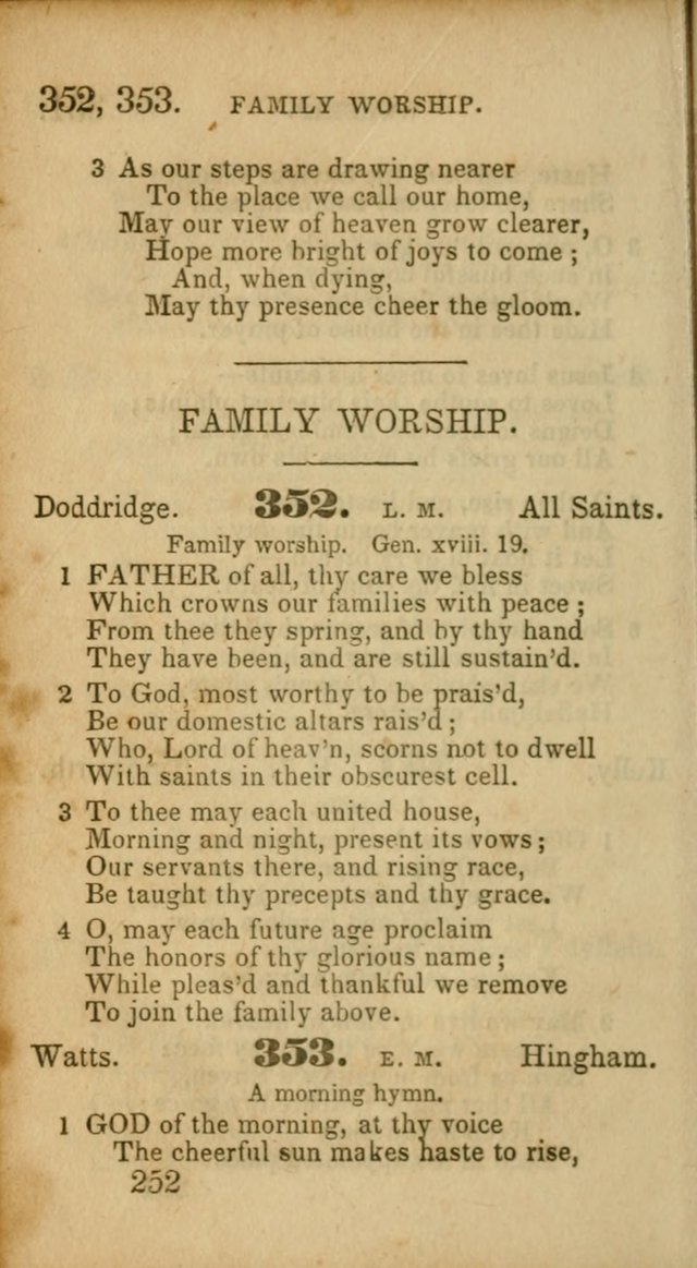 Select Hymns: adapted to the devotional exercises of the Baptist denomination (2nd ed.) page 252