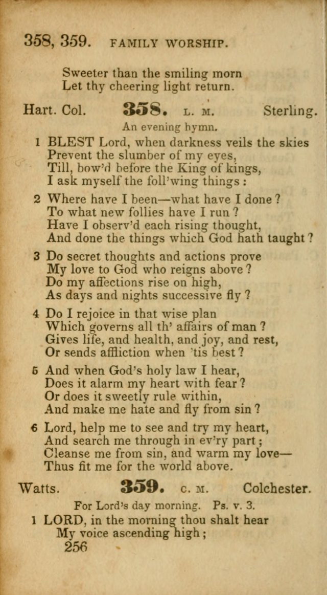 Select Hymns: adapted to the devotional exercises of the Baptist denomination (2nd ed.) page 256