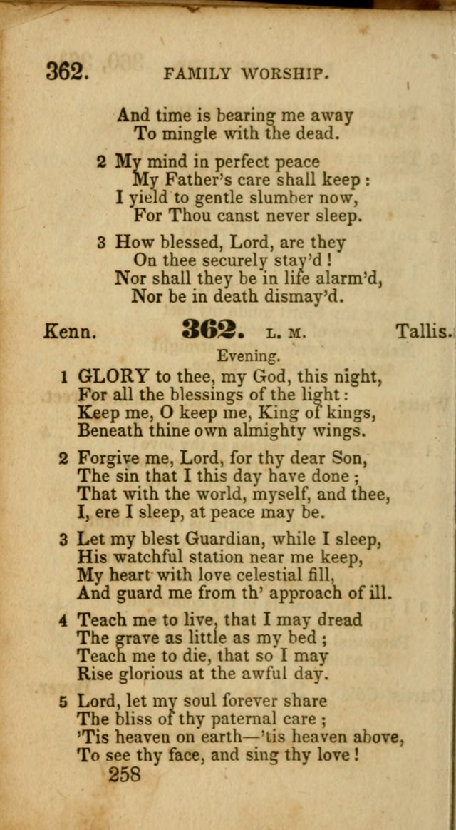 Select Hymns: adapted to the devotional exercises of the Baptist denomination (2nd ed.) page 258