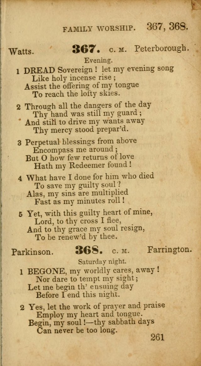 Select Hymns: adapted to the devotional exercises of the Baptist denomination (2nd ed.) page 261