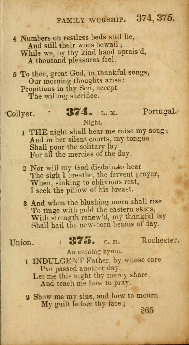 Select Hymns: adapted to the devotional exercises of the Baptist denomination (2nd ed.) page 265