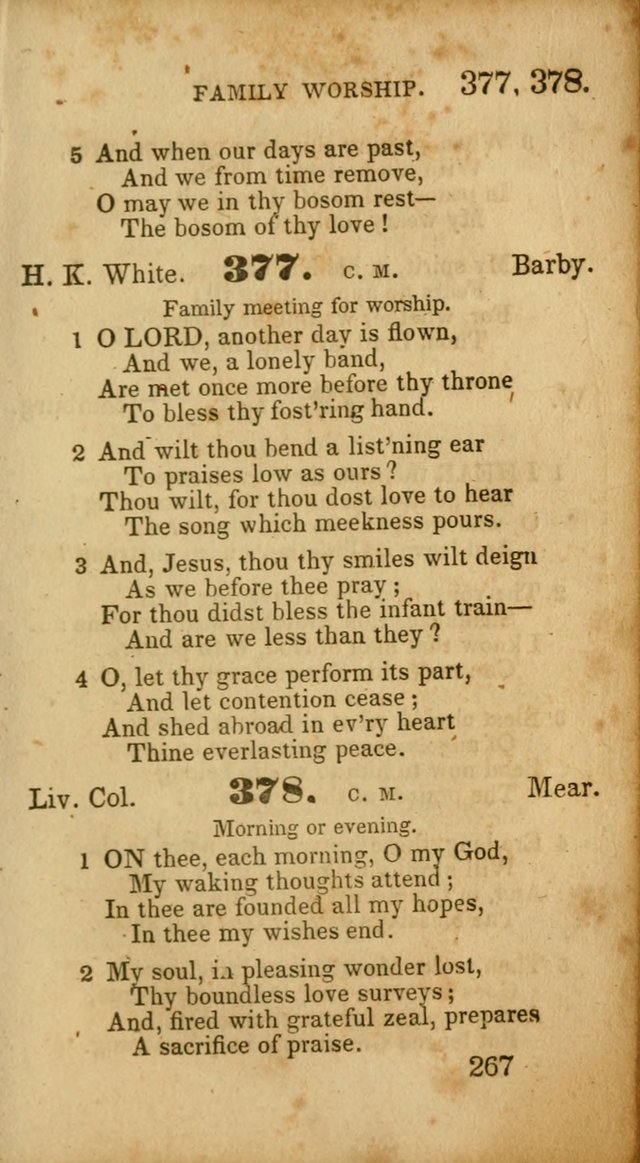 Select Hymns: adapted to the devotional exercises of the Baptist denomination (2nd ed.) page 267