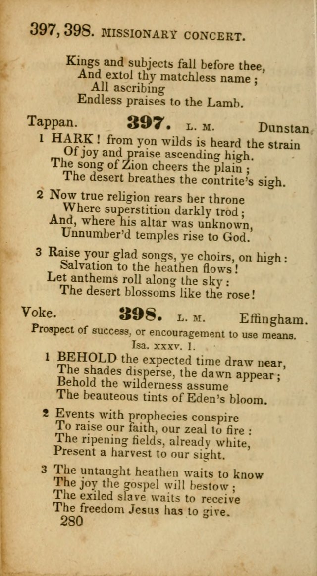 Select Hymns: adapted to the devotional exercises of the Baptist denomination (2nd ed.) page 280