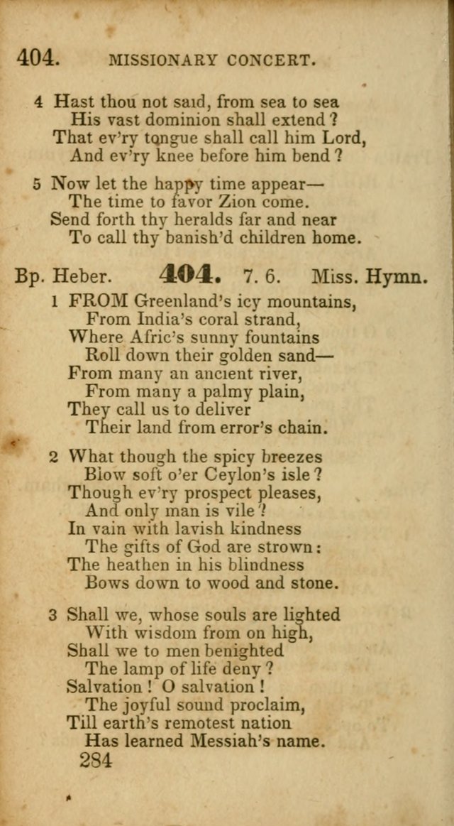 Select Hymns: adapted to the devotional exercises of the Baptist denomination (2nd ed.) page 284