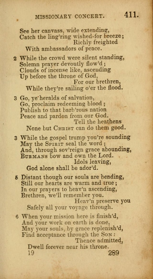 Select Hymns: adapted to the devotional exercises of the Baptist denomination (2nd ed.) page 289