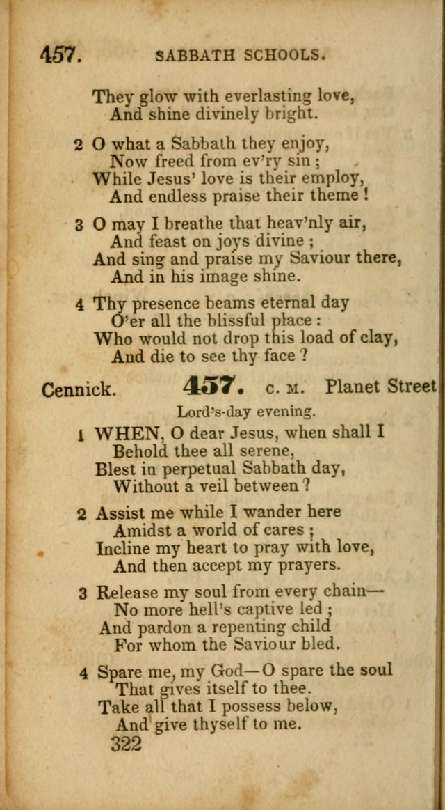 Select Hymns: adapted to the devotional exercises of the Baptist denomination (2nd ed.) page 322