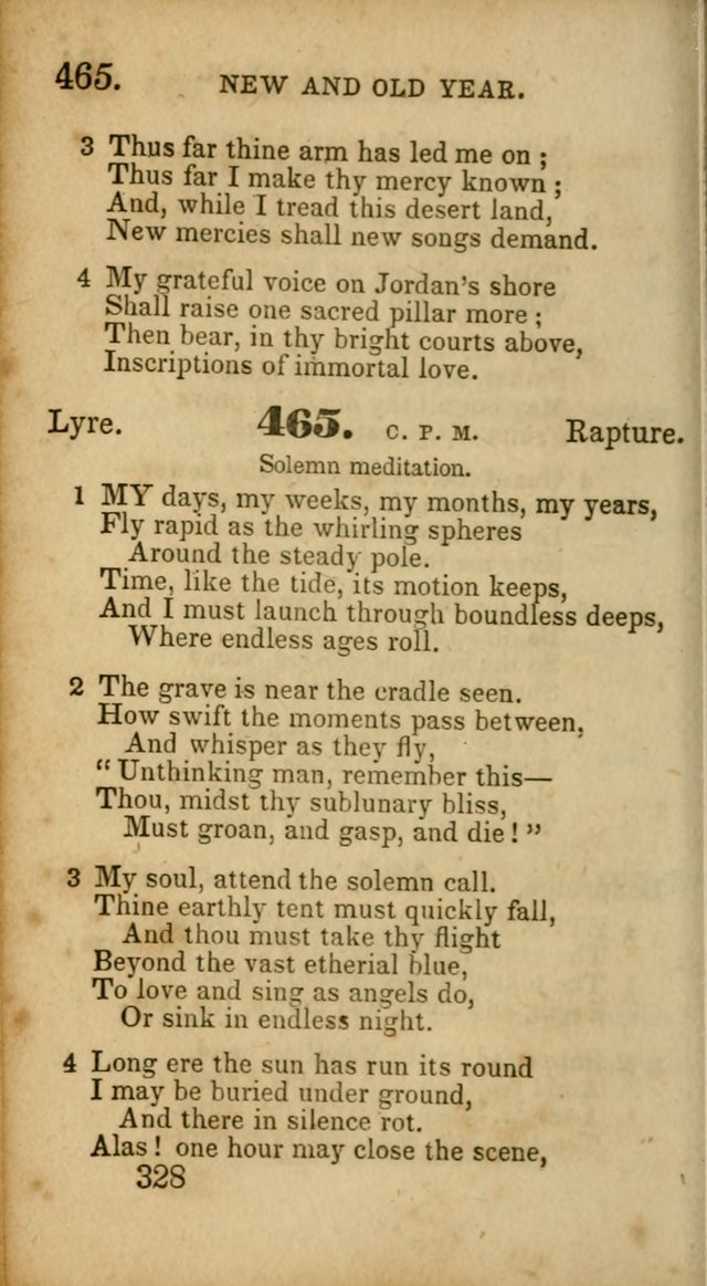 Select Hymns: adapted to the devotional exercises of the Baptist denomination (2nd ed.) page 328