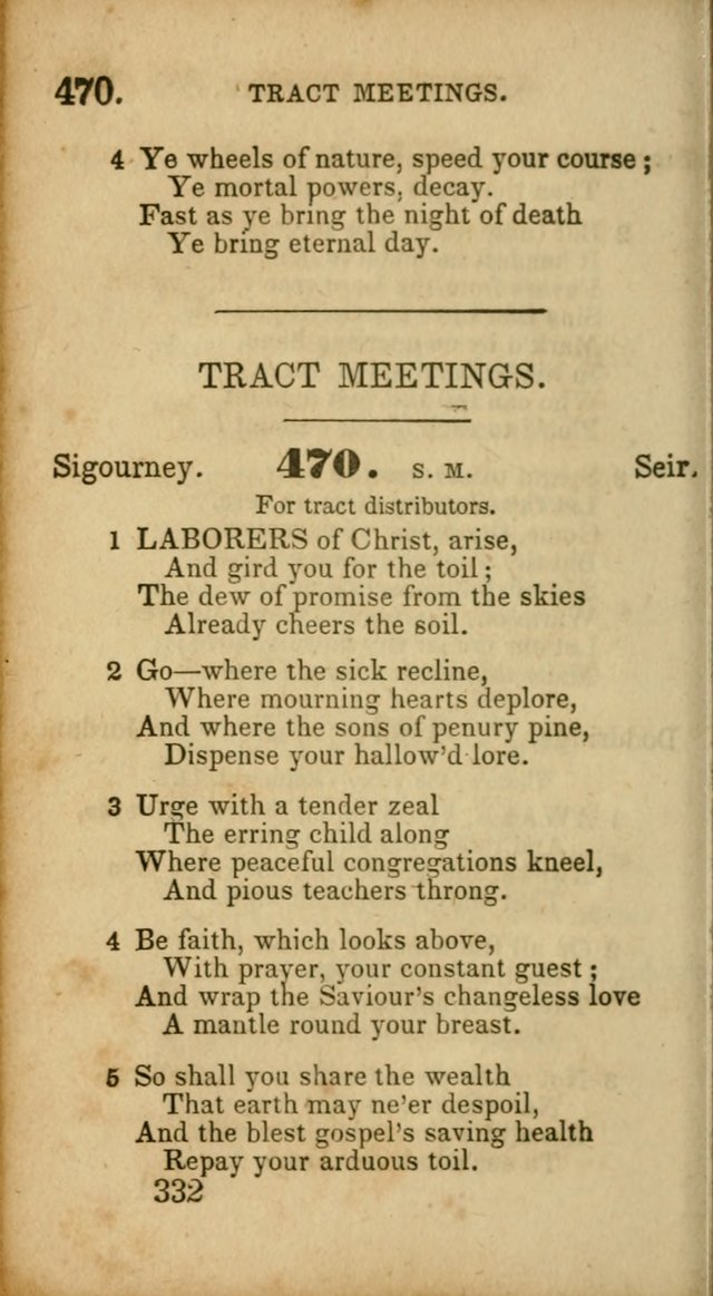 Select Hymns: adapted to the devotional exercises of the Baptist denomination (2nd ed.) page 332