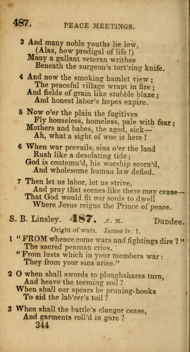 Select Hymns: adapted to the devotional exercises of the Baptist denomination (2nd ed.) page 344