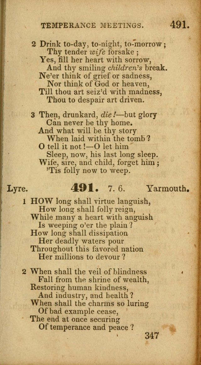 Select Hymns: adapted to the devotional exercises of the Baptist denomination (2nd ed.) page 347