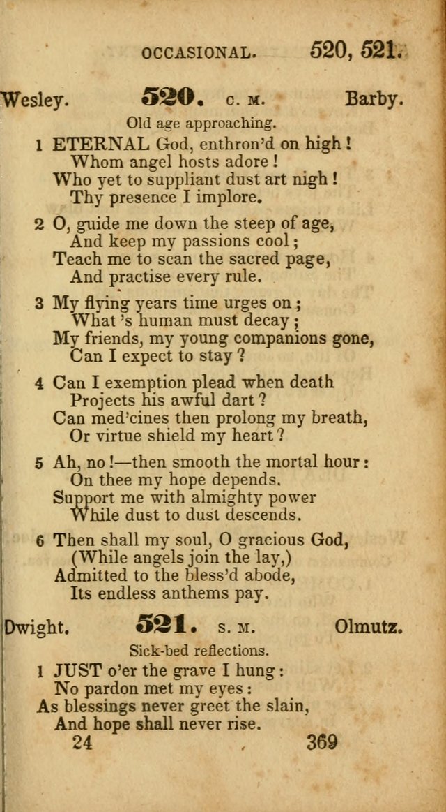 Select Hymns: adapted to the devotional exercises of the Baptist denomination (2nd ed.) page 369