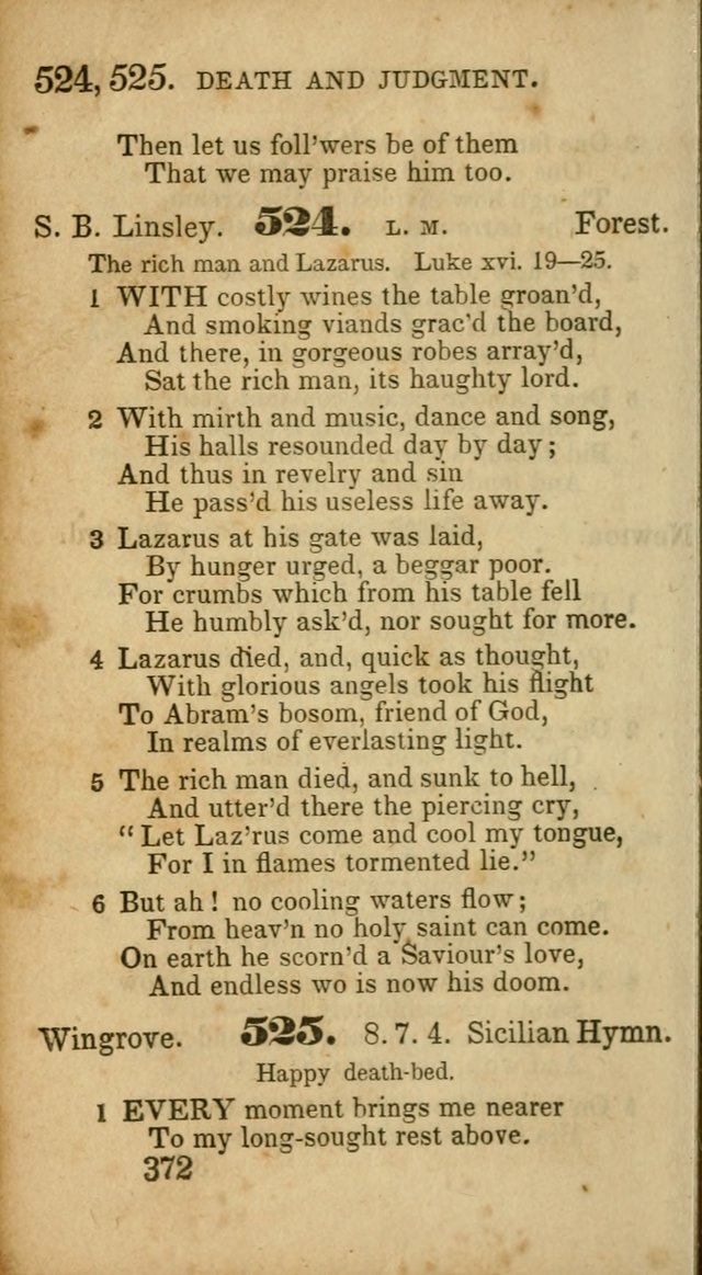 Select Hymns: adapted to the devotional exercises of the Baptist denomination (2nd ed.) page 372