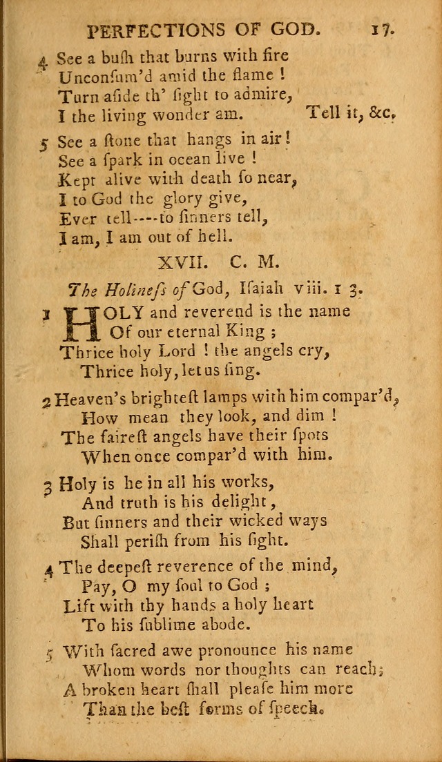 A Selection of Hymns: from the best authors, intended to be an appendix to Dr. Watt