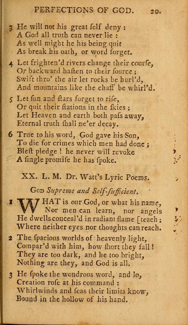 A Selection of Hymns: from the best authors, intended to be an appendix to Dr. Watt