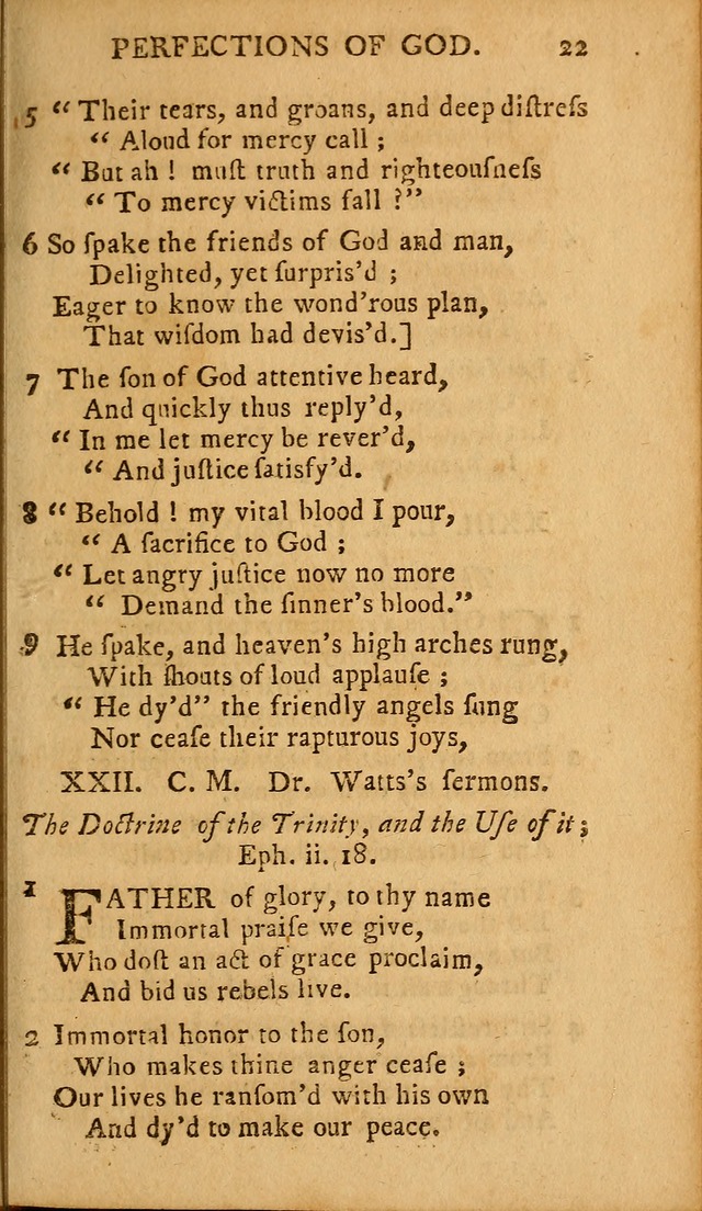 A Selection of Hymns: from the best authors, intended to be an appendix to Dr. Watt