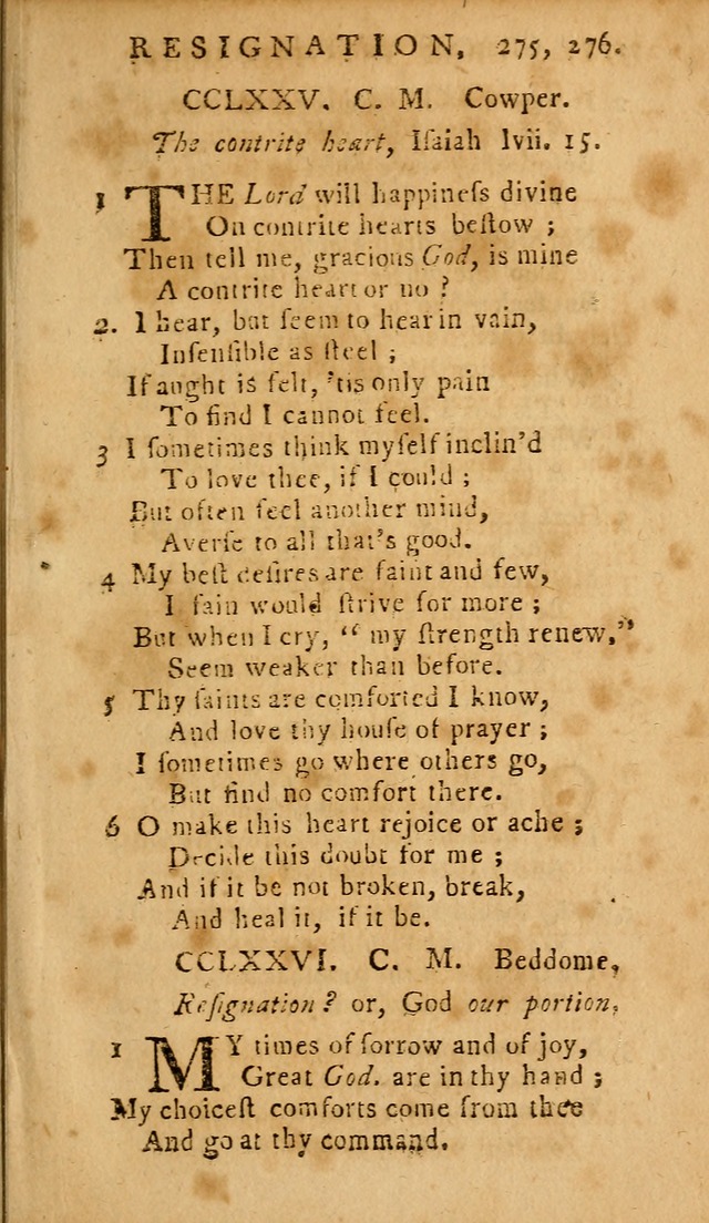 A Selection of Hymns: from the best authors, intended to be an appendix to Dr. Watt