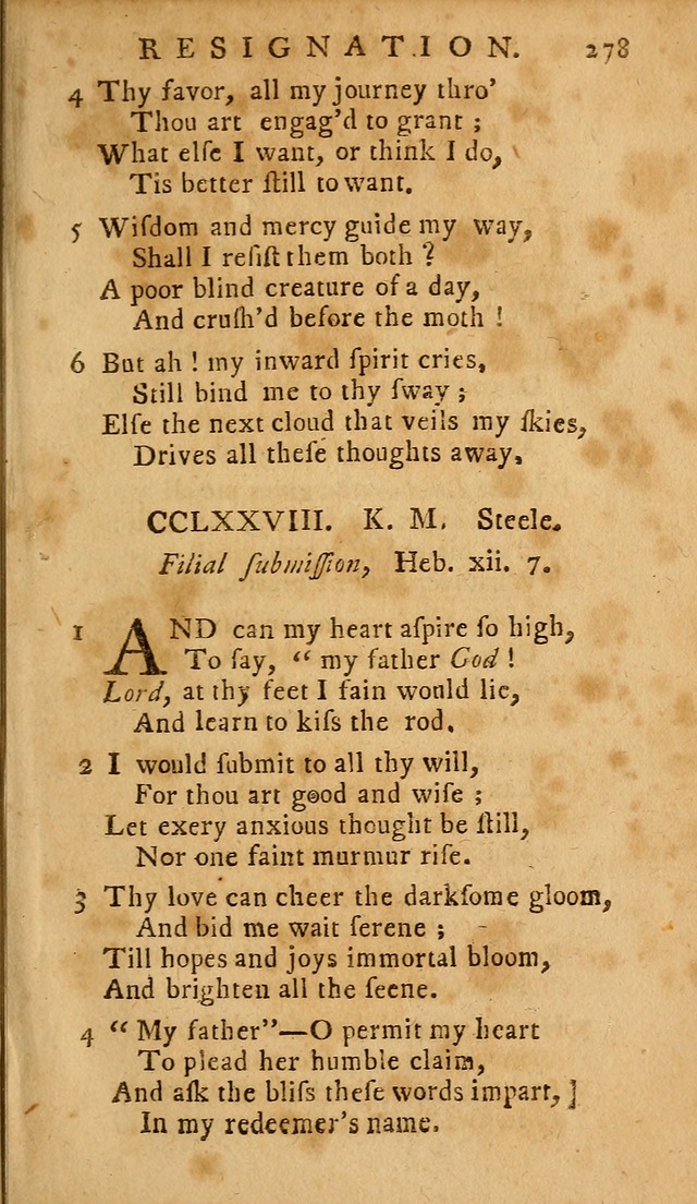 A Selection of Hymns: from the best authors, intended to be an appendix to Dr. Watt