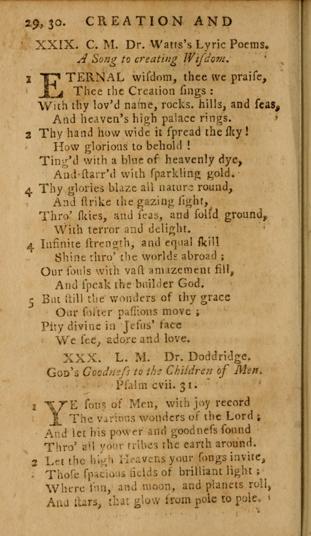 A Selection of Hymns: from the best authors, intended to be an appendix to Dr. Watt