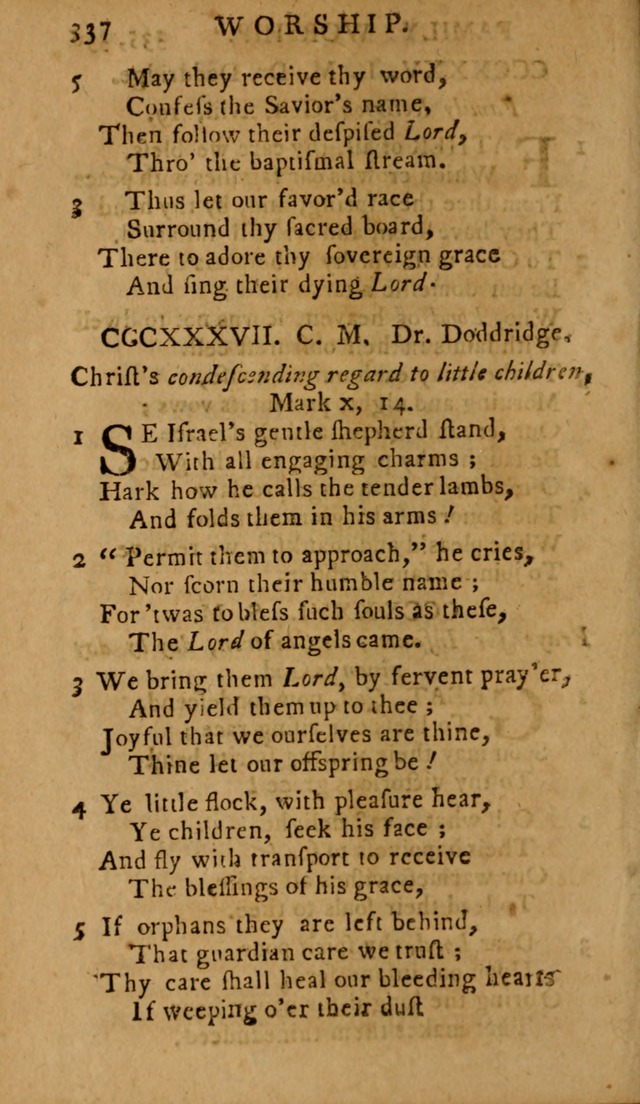 A Selection of Hymns: from the best authors, intended to be an appendix to Dr. Watt